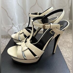 Saint Laurent Women's Tribute Platform Sandals